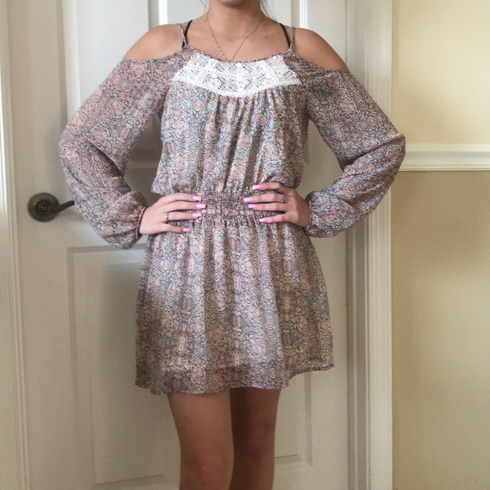Open shoulder dress